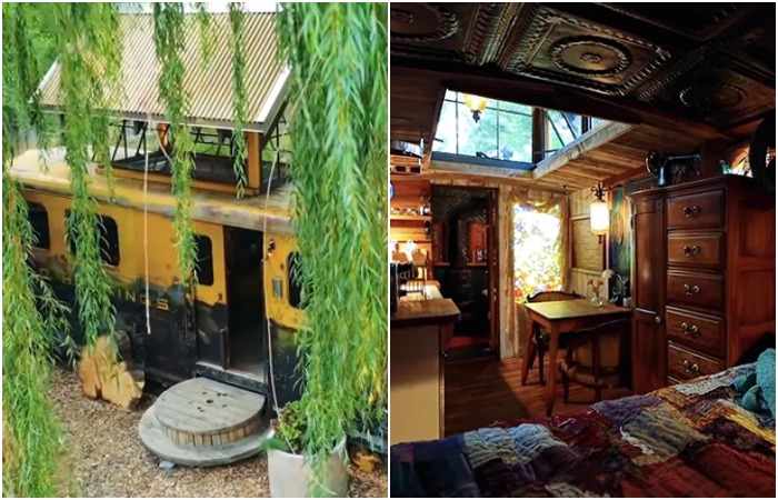 An old train car and a useless bridge: 5 unexpected objects transformed into cozy homes