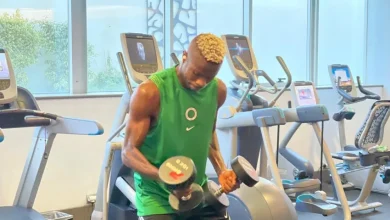 Eagles cikin farin ciki yayin da Osimhen ya isa sansanin AFCON na kungiyar da ke birnin Alkahira