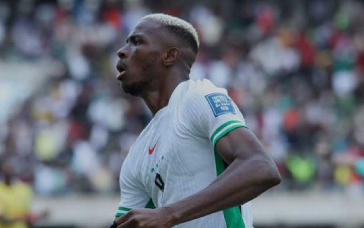Osimhen ya isa birnin Alkahira yayin da Super Eagles ta tashi zuwa Fes