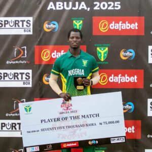 Wasan kurket: Najeriya ta yi wa dan wasan na uku da Sierra Leone a gasar cin kofin Afirka ta Yamma