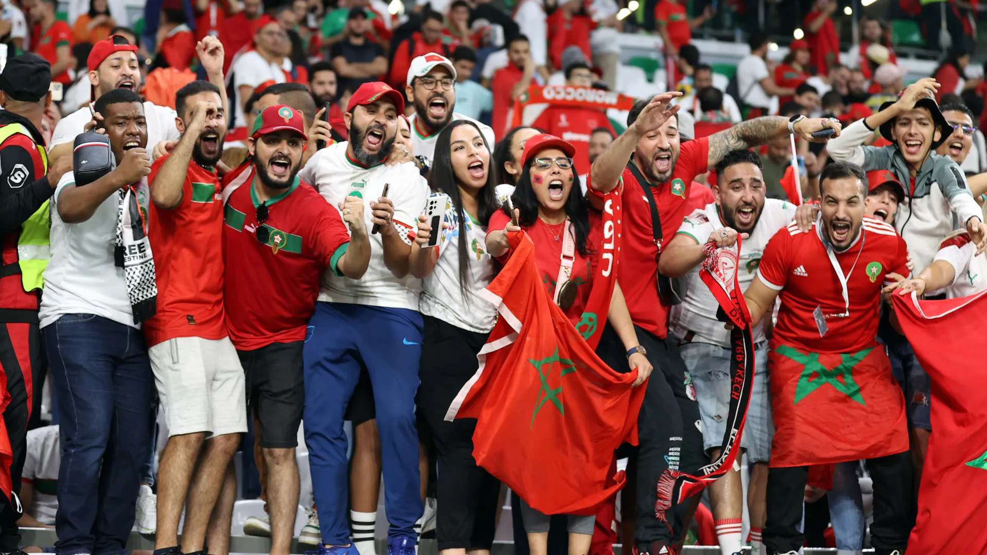 Magoya bayan Morocco na murnar ficewar Tunisia daga gasar AFCON