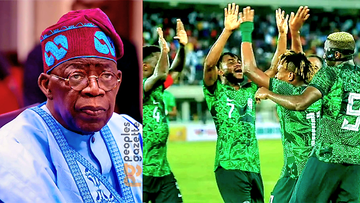 ‘Wannan tagulla tana jin kamar zinari’, Tinubu ya yaba wa Super Eagles’ AFCON grit