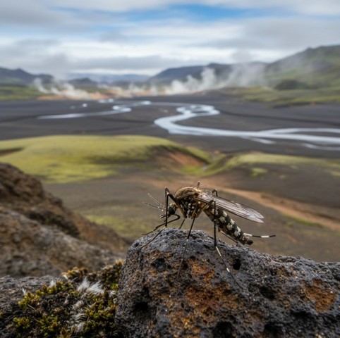 There are no mosquitoes in Iceland
