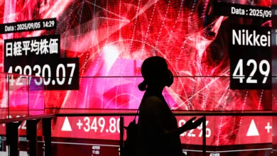 Asian markets track Wall St down, with Nvidia and US jobs in view Asian markets track Wall St down, with Nvidia and US jobs in view