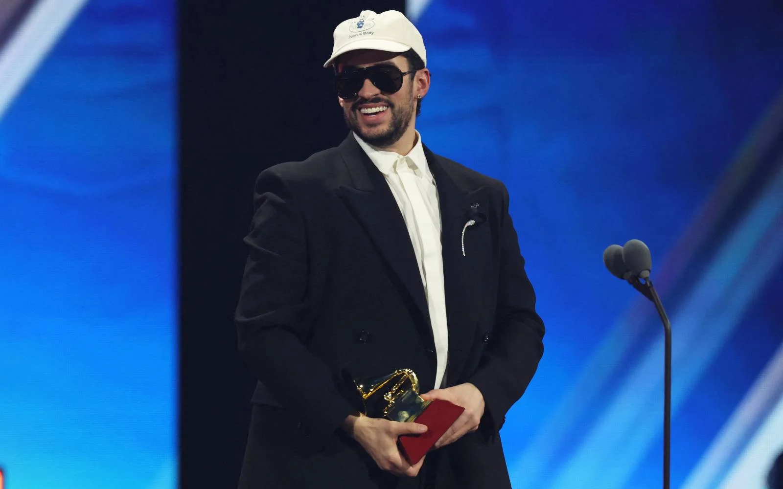 Bad Bunny wins top album prize at Latin Grammys in Vegas Bad Bunny wins top album prize at Latin Grammys in Vegas