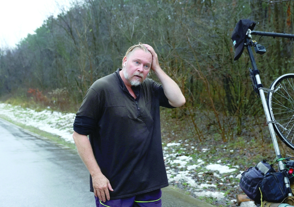 British ex-paratrooper close to end of 27-year-long trek home