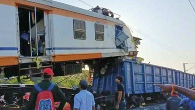 Eight killed in train collision in central India Eight killed in train collision in central India