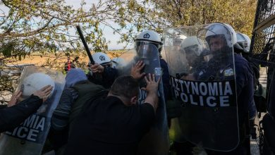 Greek farmers clash with police in protests over delayed EU farm subsidies Greek farmers clash with police in protests over delayed EU farm subsidies