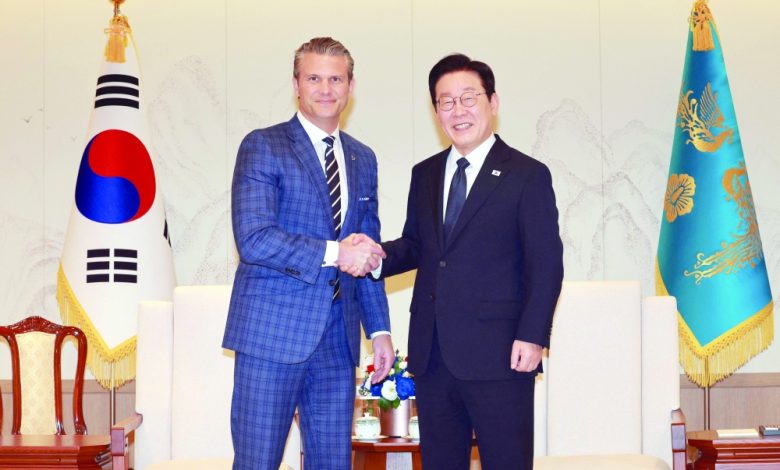 Hegseth stresses US-South Korea alliance on North Hegseth stresses US-South Korea alliance on North
