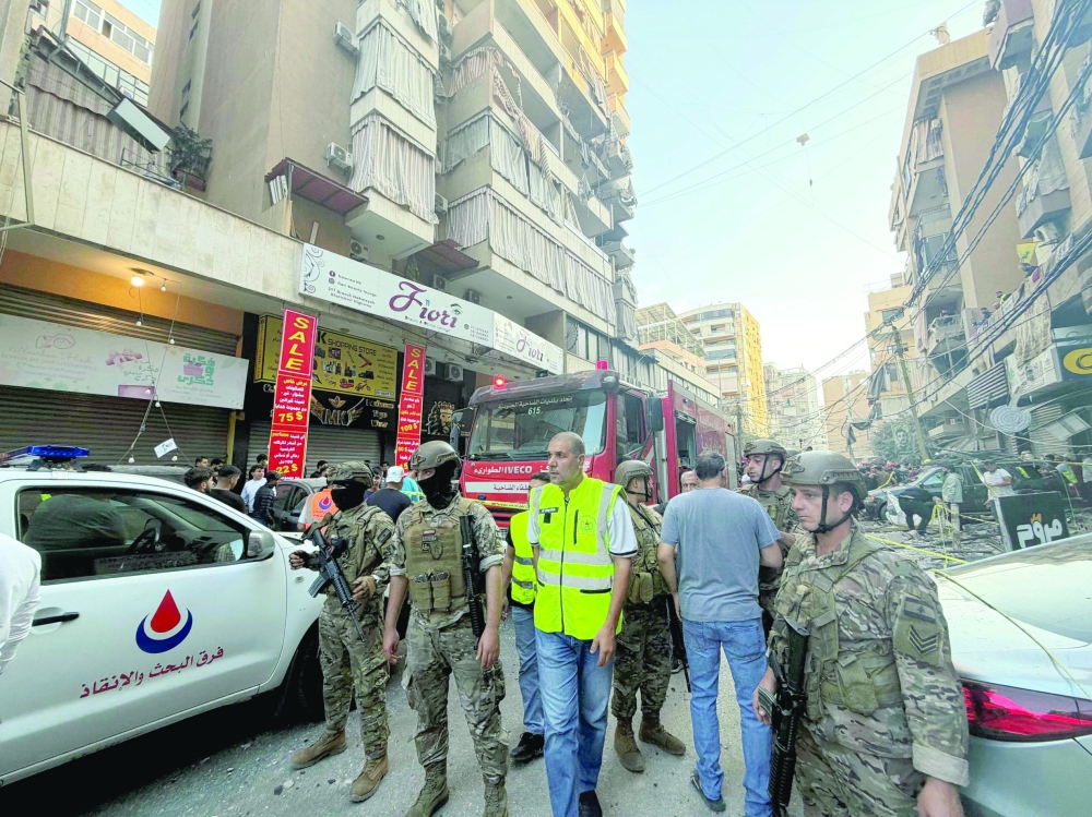 Israeli strikes target Lebanese capital