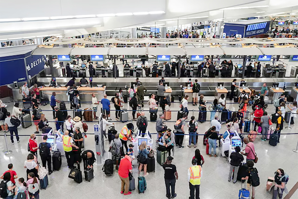 US airlines scramble to deal with first day of 4% flight cuts