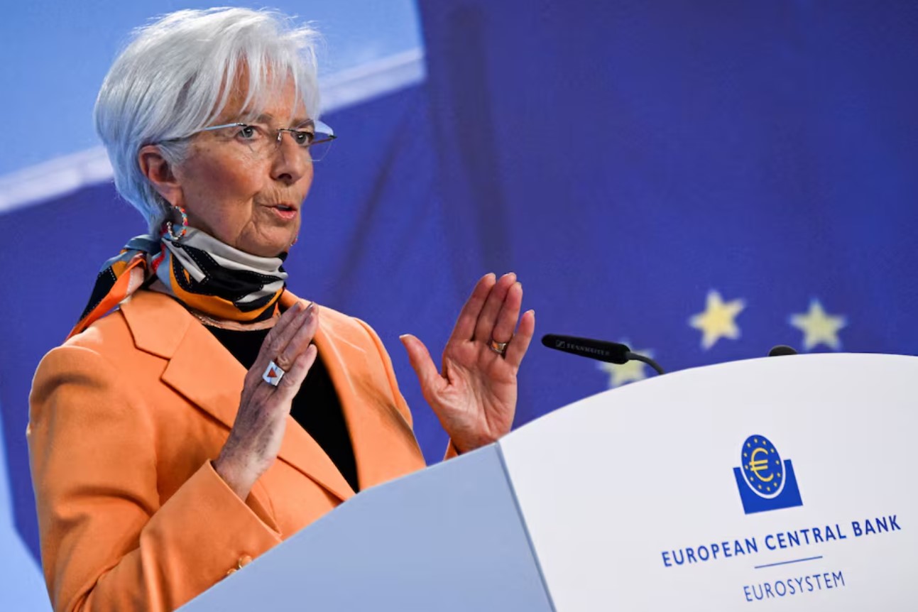 ECB holds rates steady and turns more positive on the economy