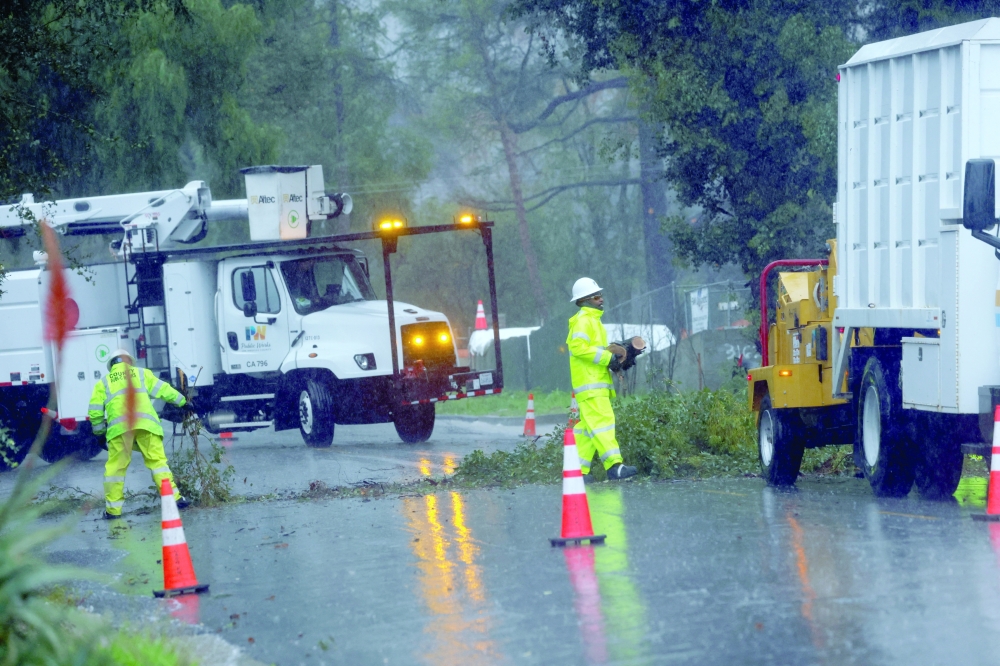 Heavy rains drench Southern California
