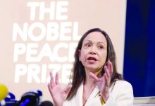 Nobel laureate Machado says US aided Norway entry Nobel laureate Machado says US aided Norway entry