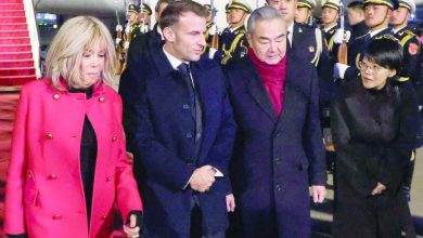 Macron in China with Ukraine on the agenda