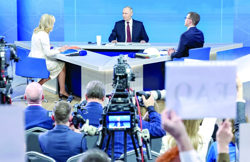 Moscow intent on pressing on in Ukraine: Putin