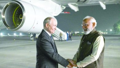 Putin in India for defence, trade talks Putin in India for defence, trade talks