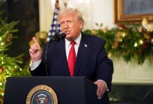 Trump boasts of gains, faults predecessors as inflation and voter skepticism persist Trump boasts of gains, faults predecessors as inflation and voter skepticism persist