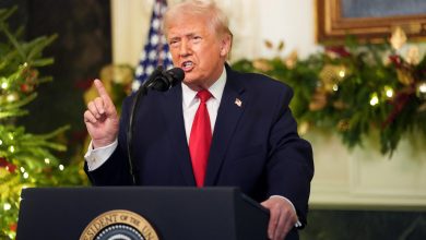 Trump boasts of gains, faults predecessors as inflation and voter skepticism persist