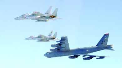 US bombers join Japanese jets in show of force US bombers join Japanese jets in show of force