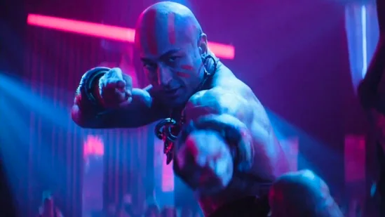 In the teaser trailer of Street Fighter, Vidyut Jammwal is introduced while doing a martial act.