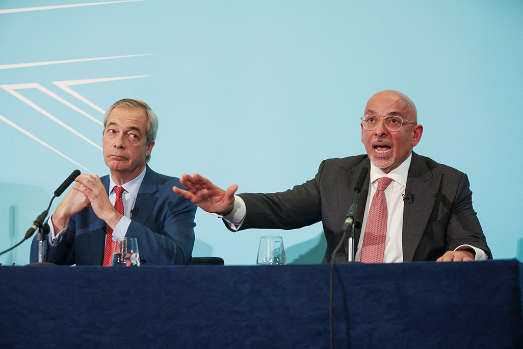 Former UK Chancellor Zahawi defects to Reform from Conservatives