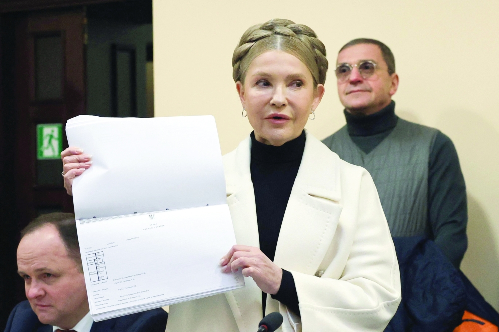 Former Ukraine PM Tymoshenko released on bail in graft probe