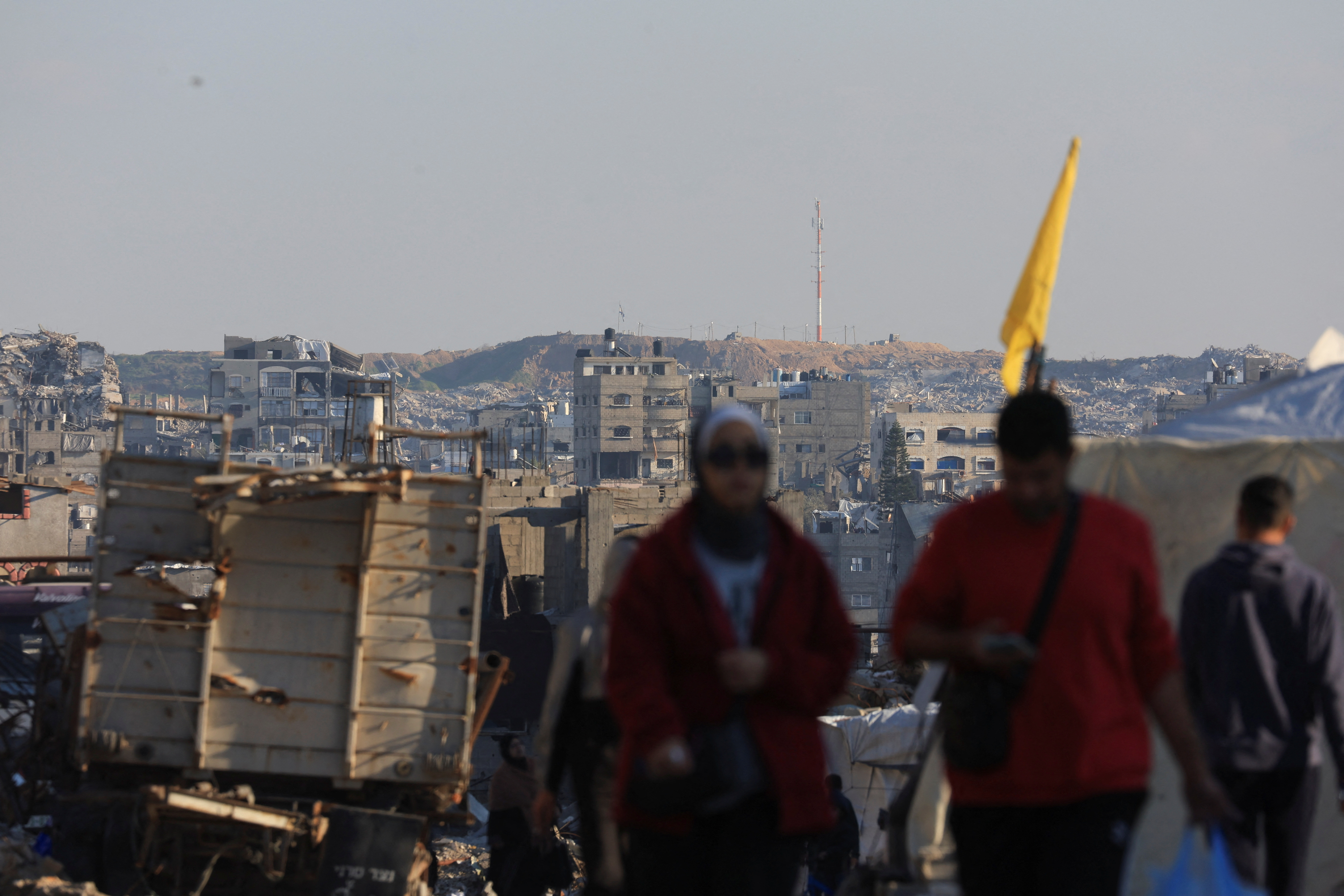 How Israel moved its ‘Yellow Line’ deeper into a shattered Gaza City neighbourhood