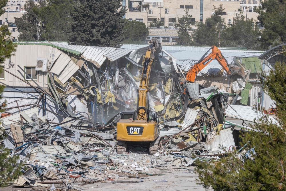 Israel begins demolitions at UNRWA headquarters