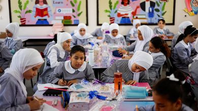 School resumes in tents under shadow of Gaza’s ‘yellow line’