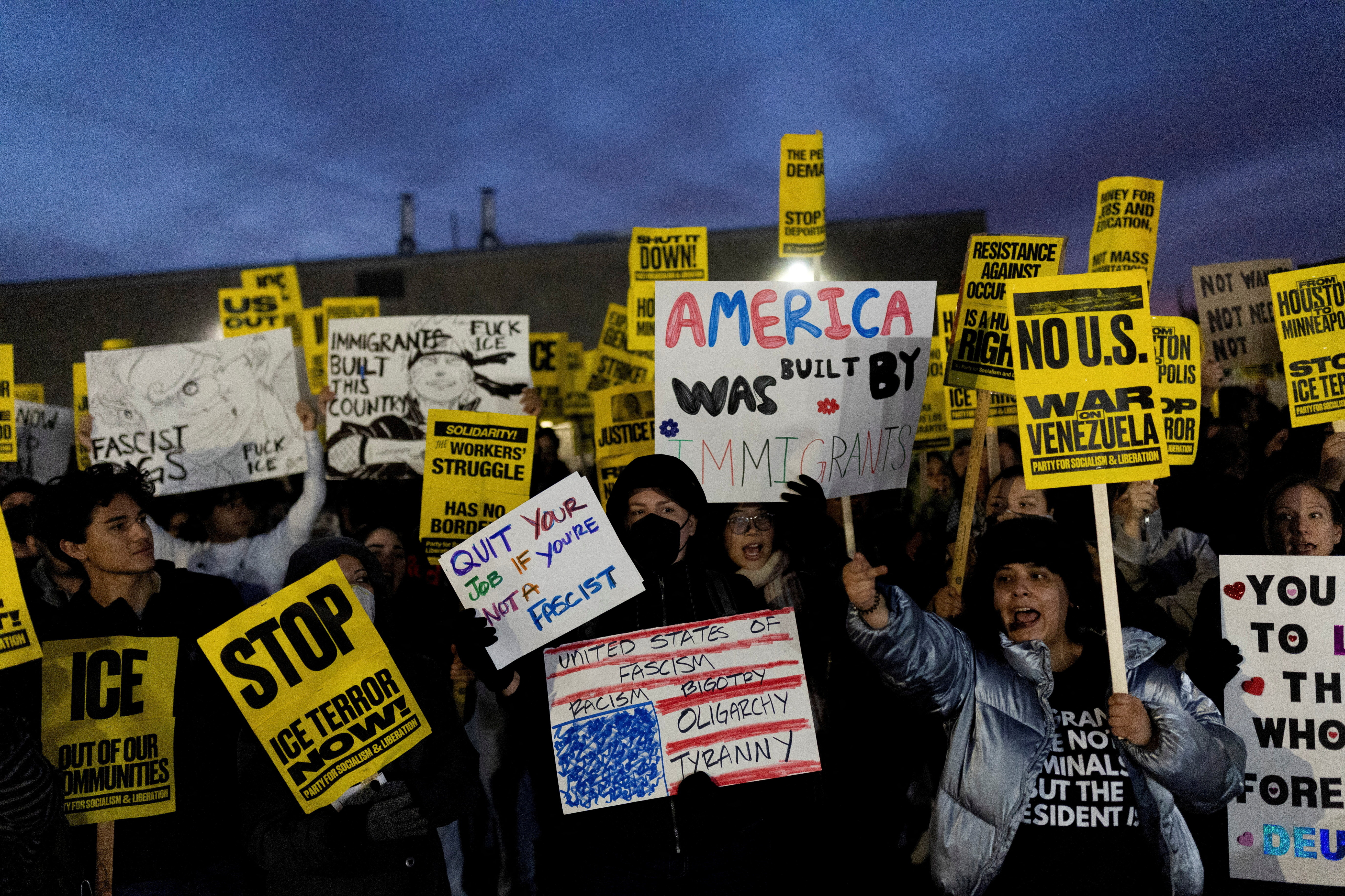 Thousands demonstrate in Minnesota and across US to protest ICE Thousands demonstrate in Minnesota and across US to protest ICE
