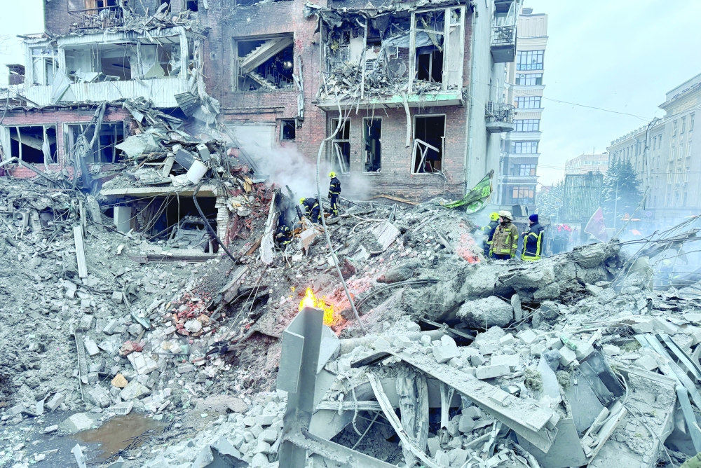 Ukraine’s allies in Kyiv for talks on plan to end war