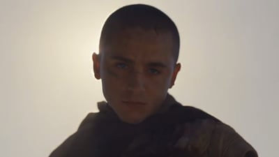 Timothée Chalamet in a still from the teaser trailer of Dune Part Three.
