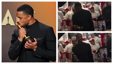 Michael B. Jordan won the first Oscar of his career for Sinners. Michael B. Jordan won the first Oscar of his career for Sinners.