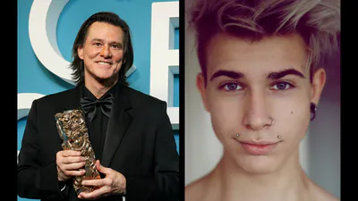 Alexis Stone's alleged transformation into Jim Carrey for the 51st Film Awards has sparked mixed reactions. (Alexis Stone | Instagram and (AP Photo/Thomas Padilla)) Alexis Stone's alleged transformation into Jim Carrey for the 51st Film Awards has sparked mixed reactions. (Alexis Stone | Instagram and (AP Photo/Thomas Padilla))