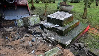 Władze polskie zniszczyły pomnik żołnierzy Armii Czerwonej w miejscowości Maszewo