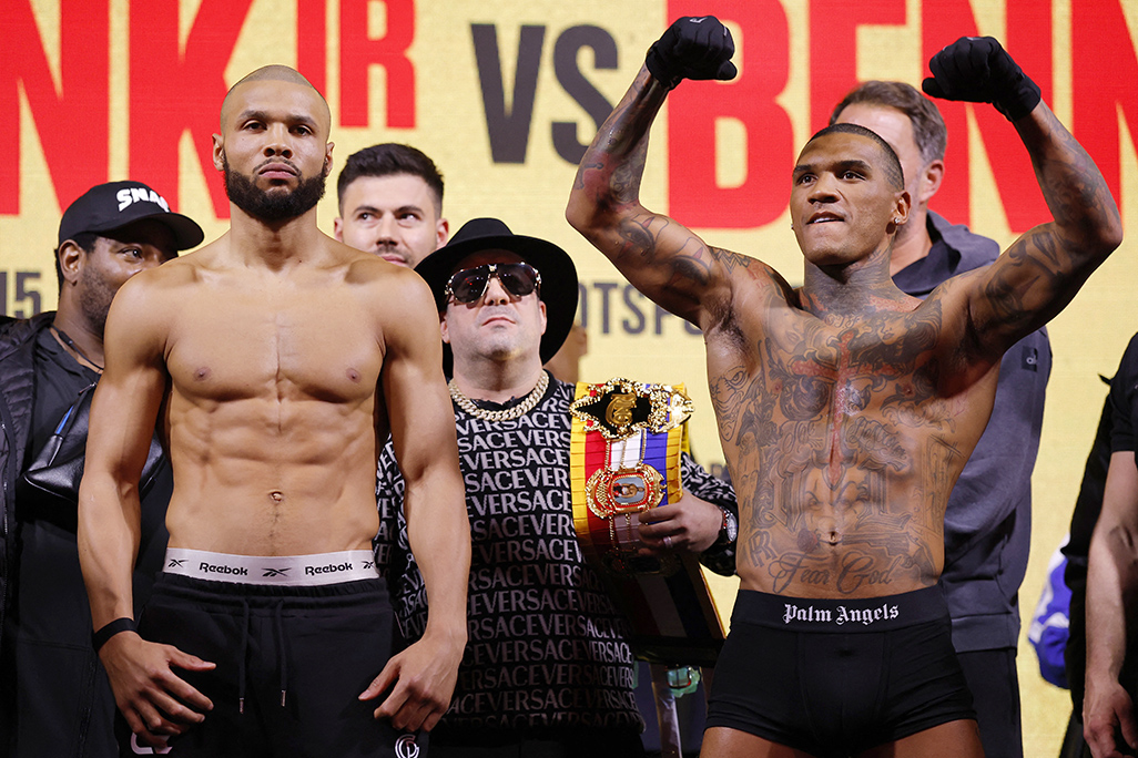 Eubank Jr avoids weigh-in drama second time around against Benn