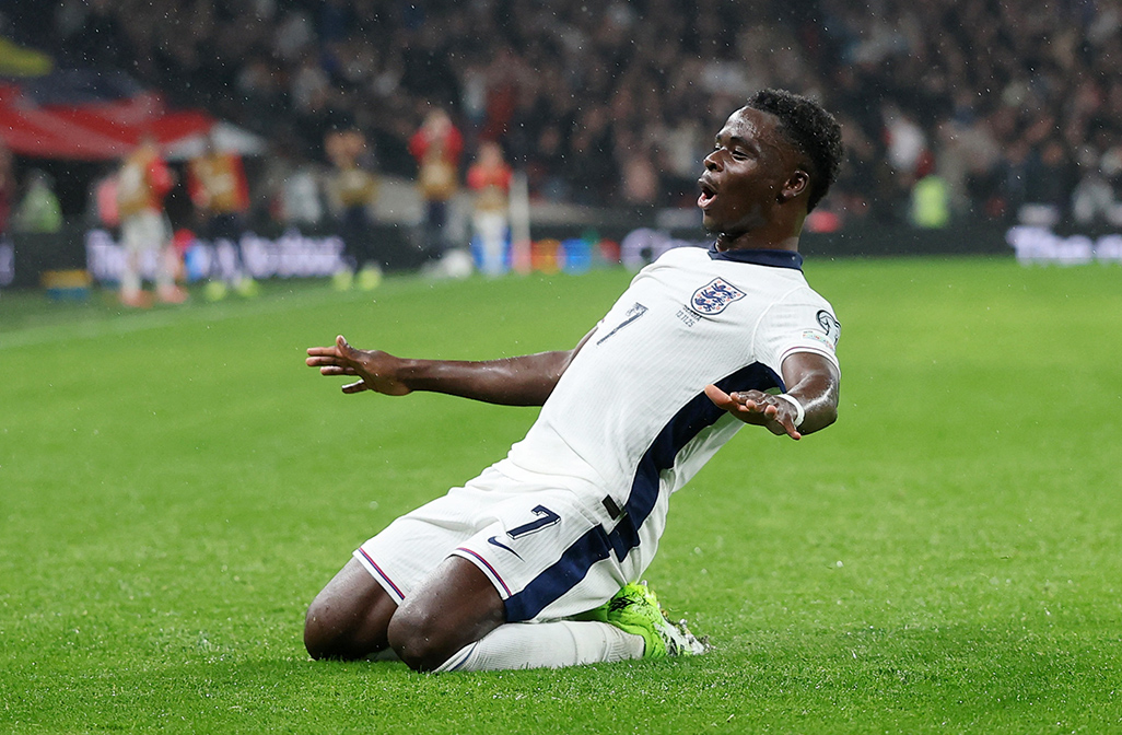 Saka and Eze sink Serbia to make it seven out of seven for England