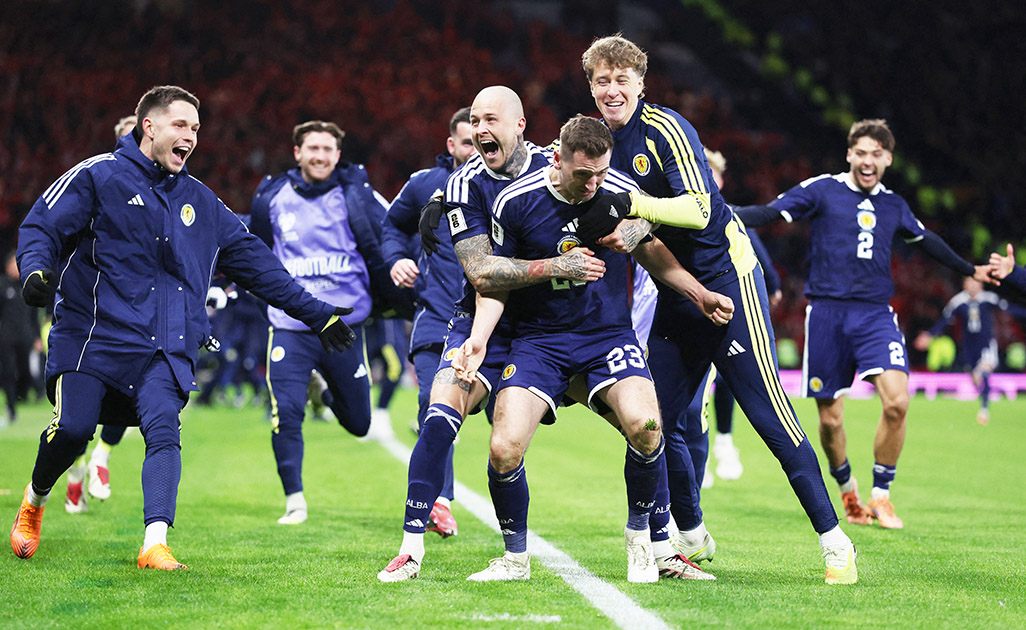 Scots celebrate reaching first World Cup in nearly 30 years