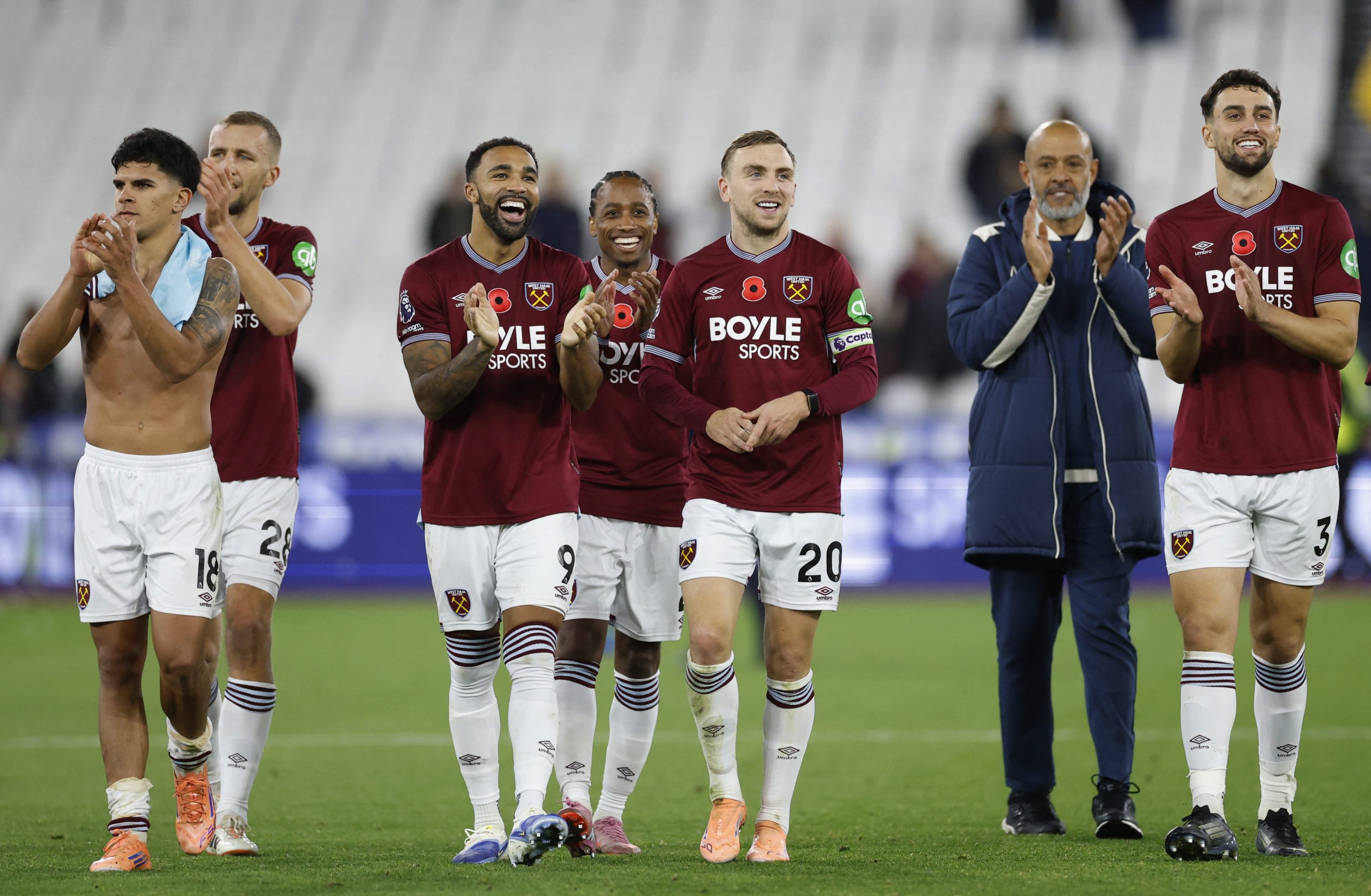 West Ham roar back to beat Burnley 3-2