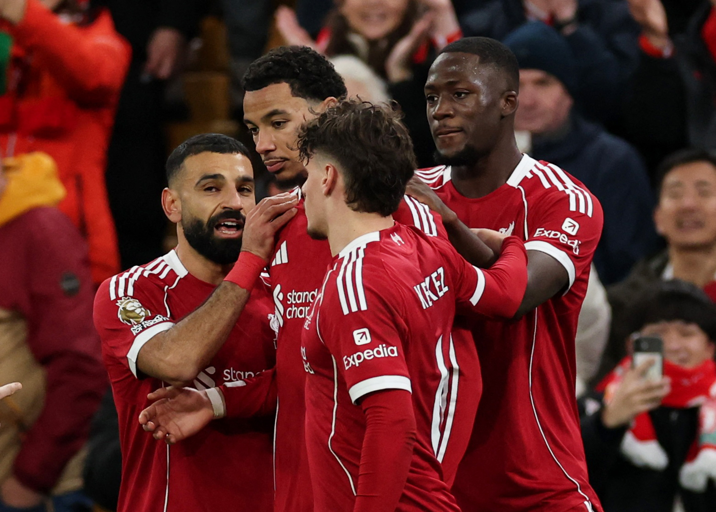 Liverpool’s Ekitike scores twice, Salah gets warm reception in win over Brighton Liverpool’s Ekitike scores twice, Salah gets warm reception in win over Brighton