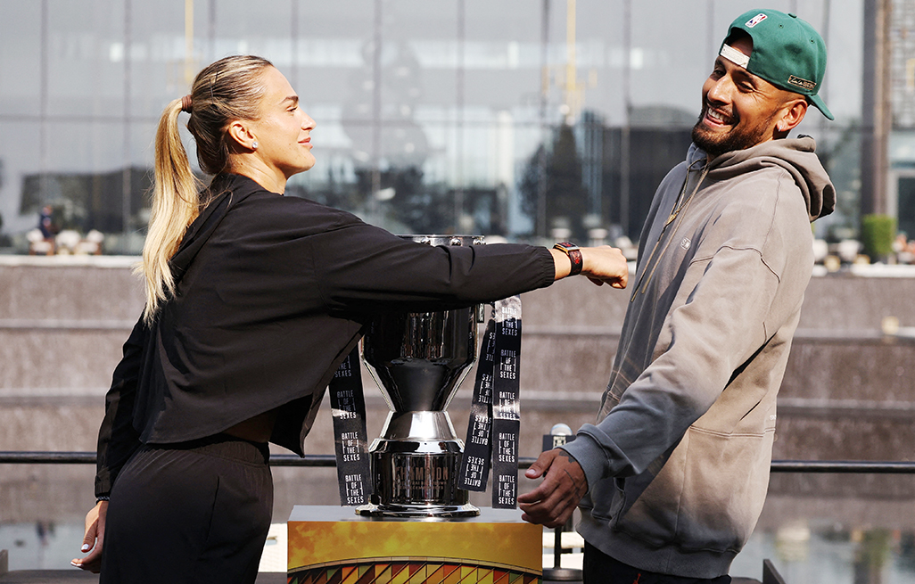 Sabalenka and Kyrgios relishing ‘Battle of the Sexes’ challenge