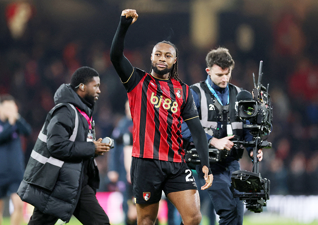 Birthday boy Semenyo signs off in style for Bournemouth