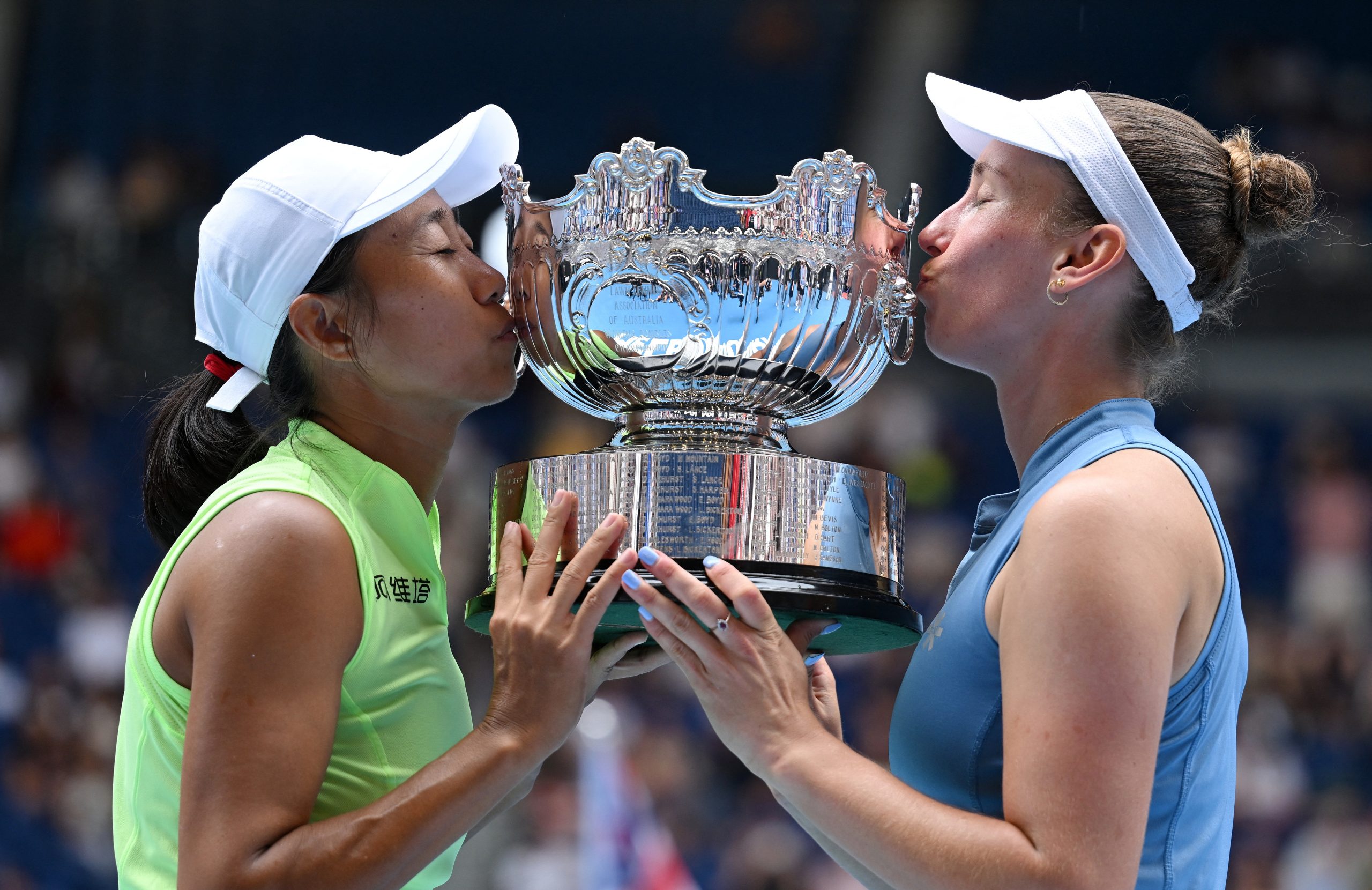 Mertens and Zhang win Australian Open women’s doubles crown