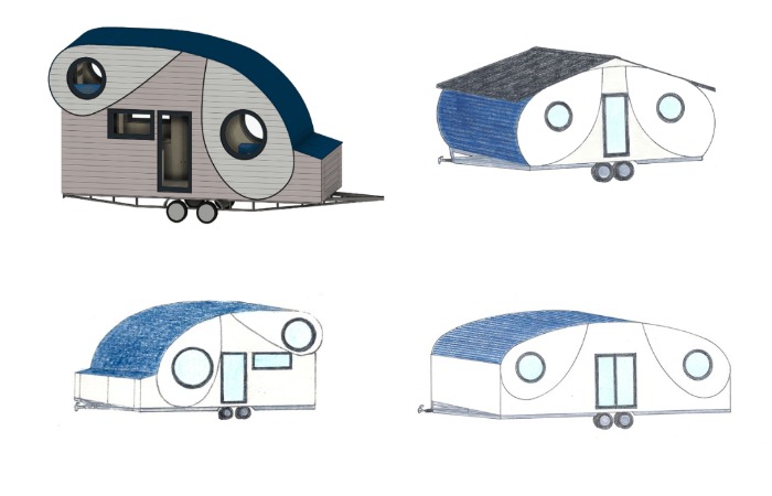 The bizarre shapes of the Tiny Binoculars.