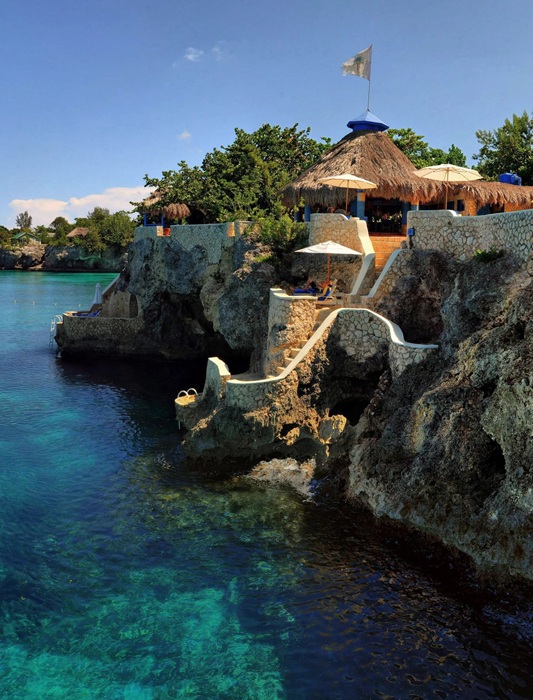 The Caves Resort is a stunning oceanfront retreat in Negril, Jamaica.