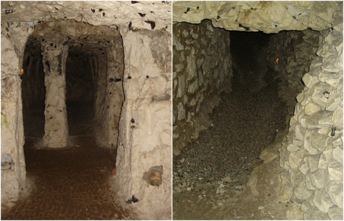 A medieval underground city where the French hid from wars.