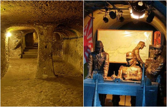 A command post, barracks, hospital, museum, library - all of this once existed underground in a Philippine tunnel.