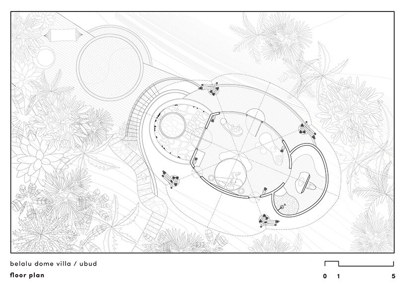 Belalu Dome Villa Layout. Belalu Dome Villa Layout.