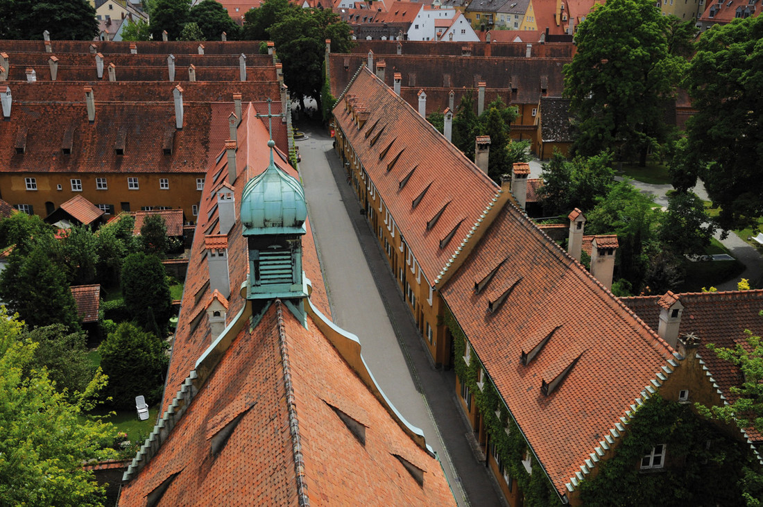 Neat rows of roofs. Neat rows of roofs.